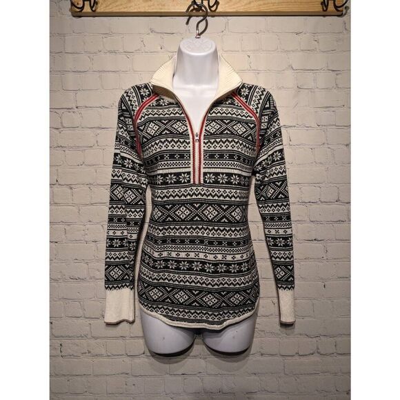 Eddie Bauer 1/4 zip turtleneck sweater medium - Picture 1 of 3